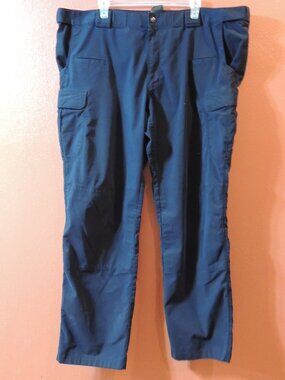 511 Tactical Pants Men 42x32 Navy Blue Pockets Outdoor Law Enforcement Pants